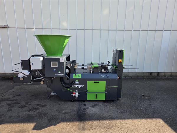 Grote foto ellepot plantpaper semi automatic paperpotmachine 4 lijns agrarisch tuinbouw