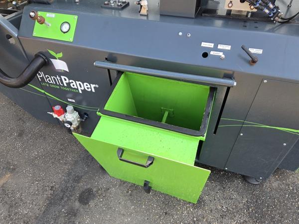 Grote foto ellepot plantpaper semi automatic paperpotmachine 4 lijns agrarisch tuinbouw
