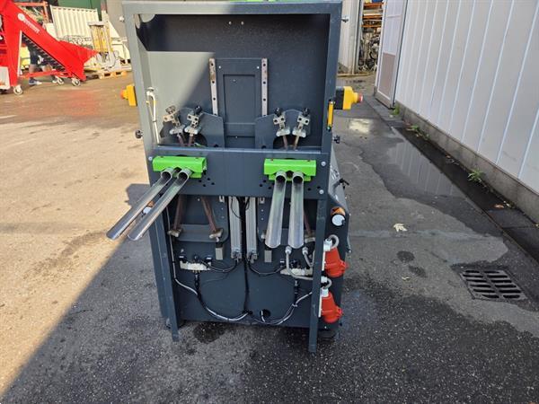 Grote foto ellepot plantpaper semi automatic paperpotmachine 4 lijns agrarisch tuinbouw