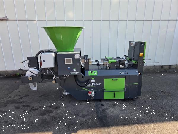 Grote foto ellepot plantpaper semi automatic paperpotmachine 4 lijns agrarisch tuinbouw