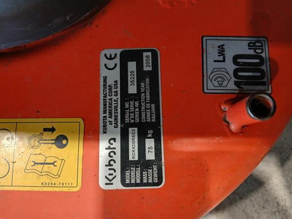 Grote foto kubota dieselmaaier tuin en terras zitmaaiers