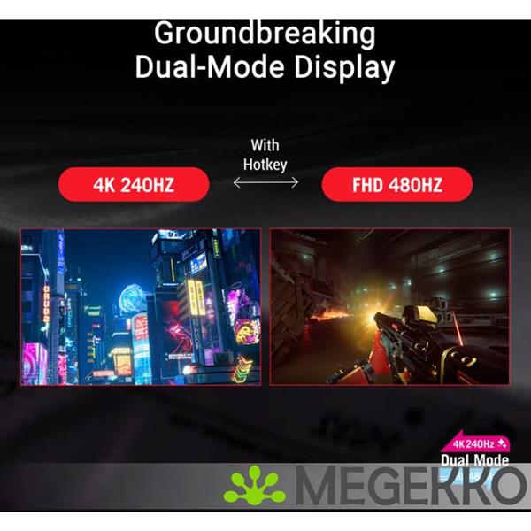Grote foto asus rog swift oled pg32ucwm 31.5 4k ultra hd 240hz gaming monitor computers en software overige computers en software