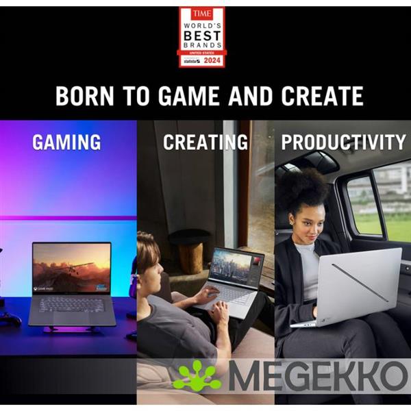 Grote foto asus rog zephyrus g16 gu605cm qr026w 16 intel core ultra 9 rtx 5060 gaming laptop computers en software overige computers en software