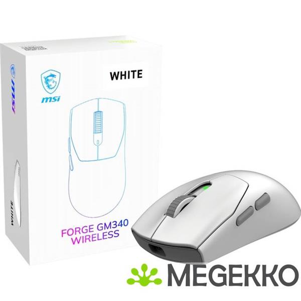Grote foto msi forge gm340 wireless white computers en software overige computers en software