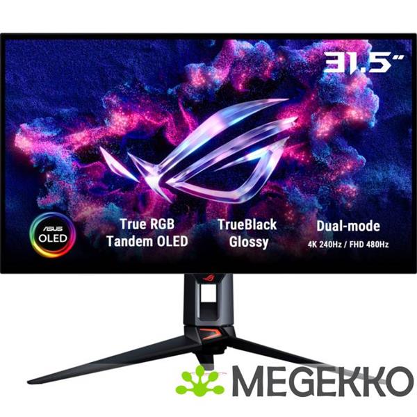 Grote foto asus rog swift oled pg32ucwm 31.5 4k ultra hd 240hz gaming monitor computers en software overige computers en software
