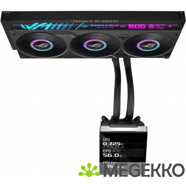 Grote foto asus rog strix slc iv 360 argb lcd black computers en software behuizingen en kasten
