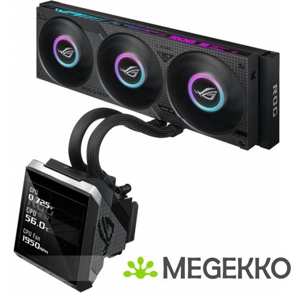 Grote foto asus rog strix slc iv 360 argb lcd black computers en software behuizingen en kasten