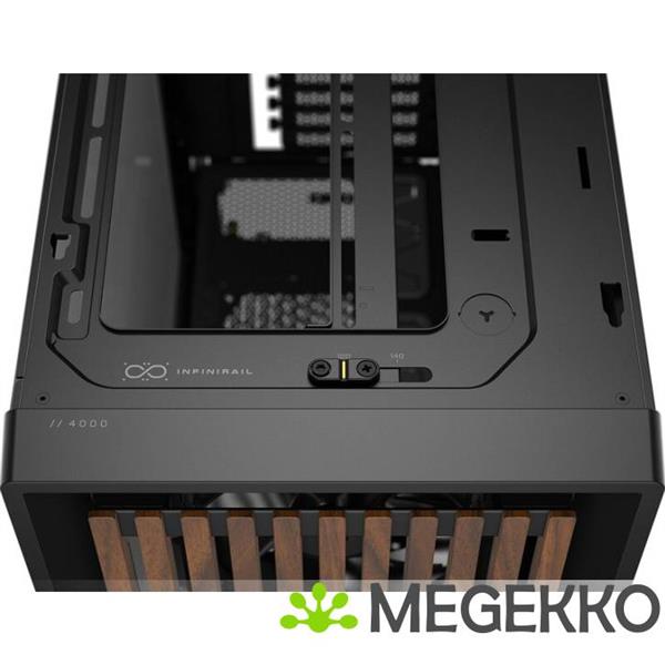 Grote foto corsair frame 4000d rs wood computers en software behuizingen en kasten