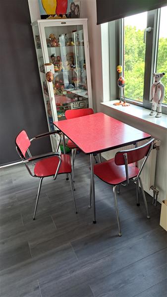 Grote foto formica keuken tafel en stoelen huis en inrichting overige huis en inrichting