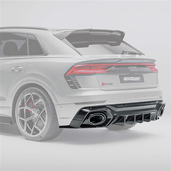 Grote foto audi rsq8 revozport carbon diffuser auto onderdelen tuning en styling