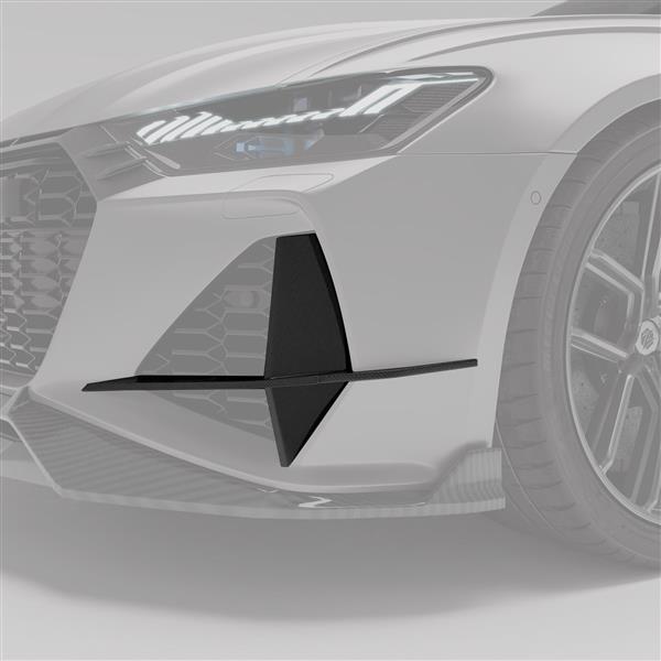 Grote foto audi rs6 rs7 c8 revozport carbon canards voorbumper auto onderdelen tuning en styling