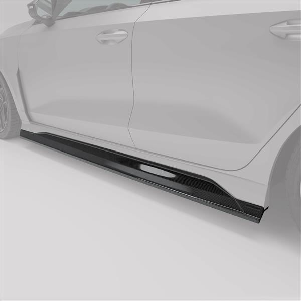 Grote foto audi rs3 8y limousine sportback revozport carbon side skirts auto onderdelen tuning en styling