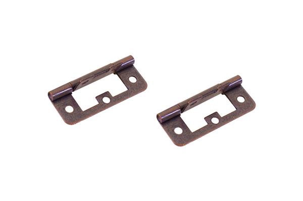 Grote foto scharnier vlak brons 63x25mm 2st. caravans en kamperen caravan accessoires