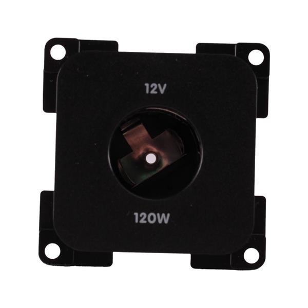 Grote foto presto contactdoos 12v groot inbouw s 10.000 zwart caravans en kamperen caravan accessoires