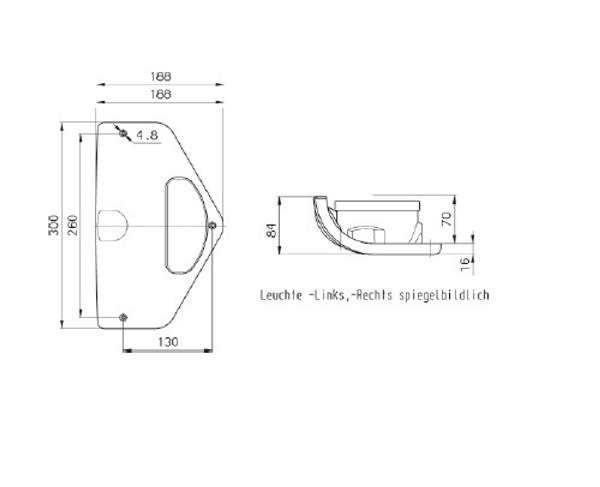 Grote foto jokon reflector 2000 driehoekig rood caravans en kamperen caravan accessoires