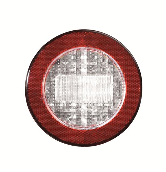Grote foto jokon achteruitrijlicht led 730 met reflector rond wit rood caravans en kamperen caravan accessoires