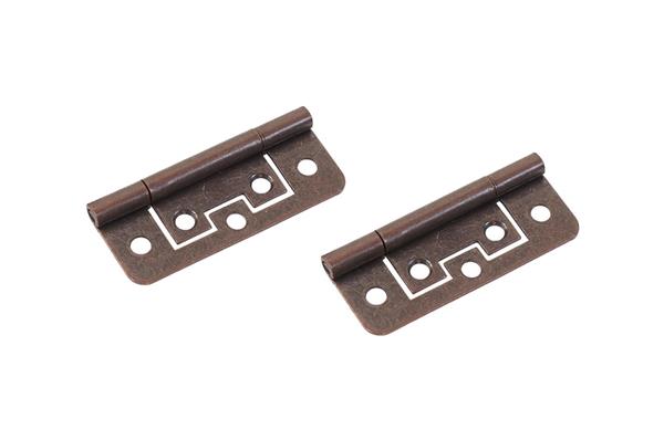 Grote foto scharnier vlak brons 63x25mm 2st. caravans en kamperen caravan accessoires