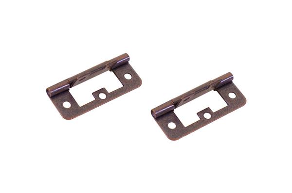Grote foto scharnier vlak brons 63x25mm 2st. caravans en kamperen caravan accessoires