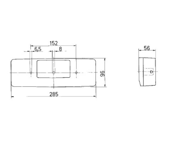 Grote foto jokon achterlicht 496 rem knipper opbouw rechts caravans en kamperen caravan accessoires