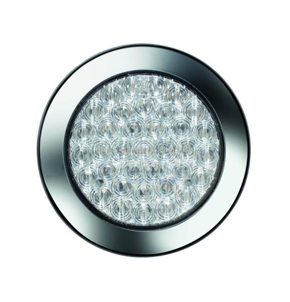Grote foto jokon remlicht achterlicht led 727 rond wit caravans en kamperen caravan accessoires