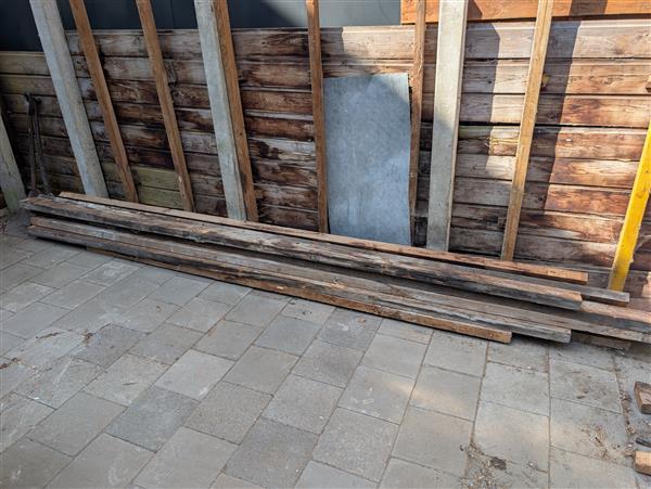 Grote foto balken doe het zelf en verbouw hout en planken