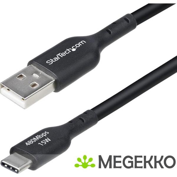 Grote foto startech.com 4m usb a naar usb c laadkabel usb a naar usb type c oplaadkabel opladen synchronise computers en software overige