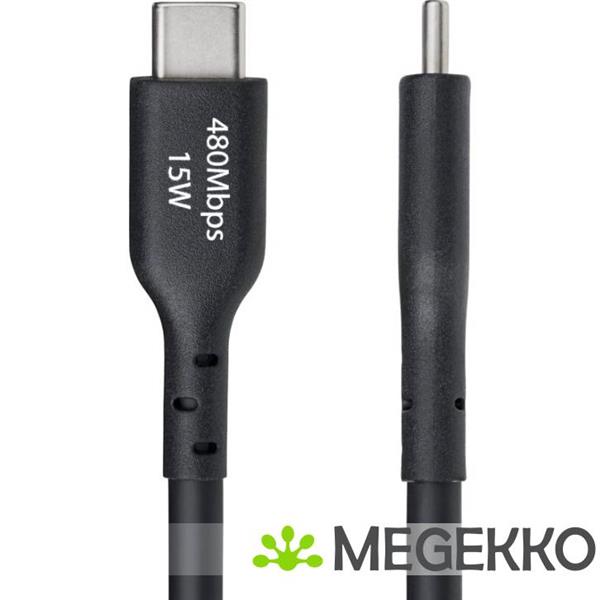 Grote foto startech.com 4m usb a naar usb c laadkabel usb a naar usb type c oplaadkabel opladen synchronise computers en software overige