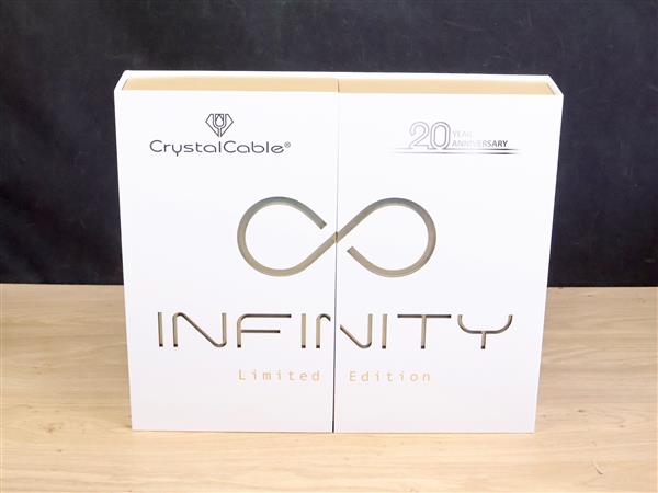 Grote foto crystal cable infinity limited edition 20th ann. high end audio power cable 1 5 metre audio tv en foto onderdelen en accessoires