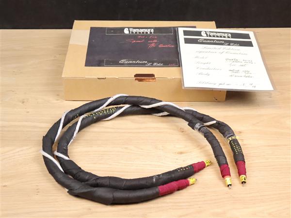Grote foto yamamura quantum signature limited edition audio interconnects rca 1 0 metre audio tv en foto onderdelen en accessoires