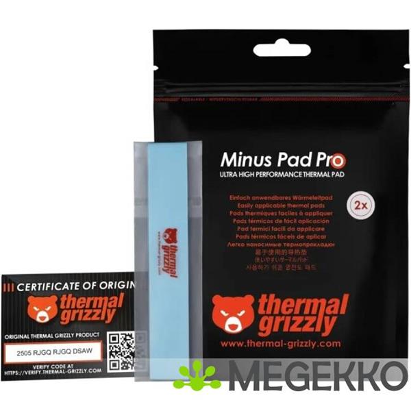 Grote foto thermal grizzly minus pad pro 120x20x1 0 mm 2 pcs computers en software behuizingen en kasten