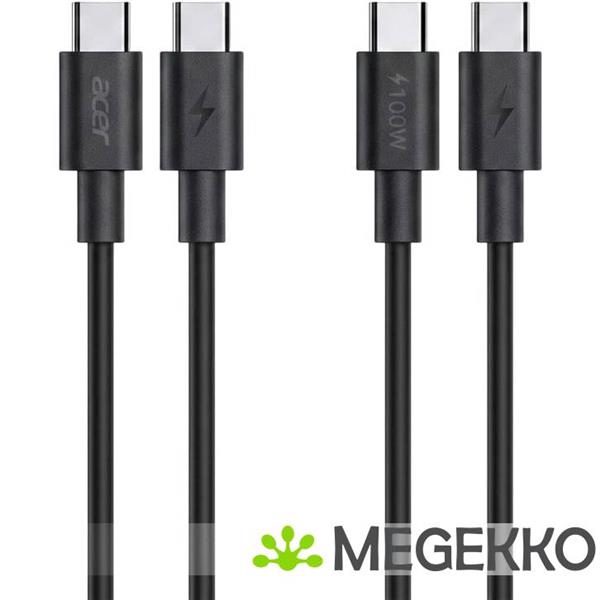 Grote foto acer laptop oplader 67w 2x usb c 1x usb a computers en software overige