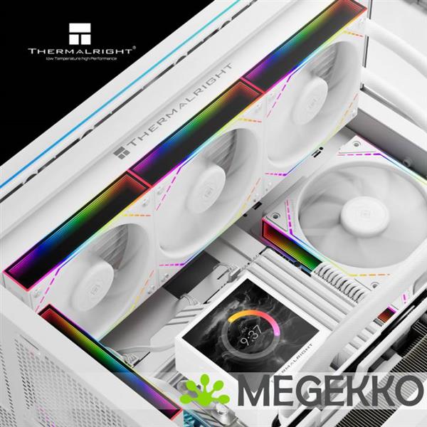 Grote foto thermalright peerless vision 360 argb white computers en software behuizingen en kasten