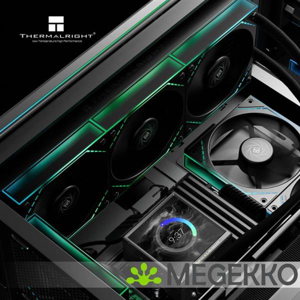 Grote foto thermalright peerless vision 360 argb black computers en software behuizingen en kasten