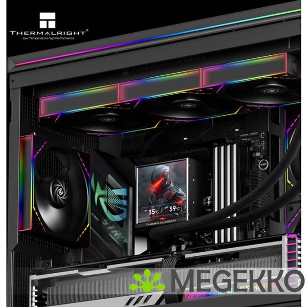 Grote foto thermalright peerless vision 360 argb black computers en software behuizingen en kasten