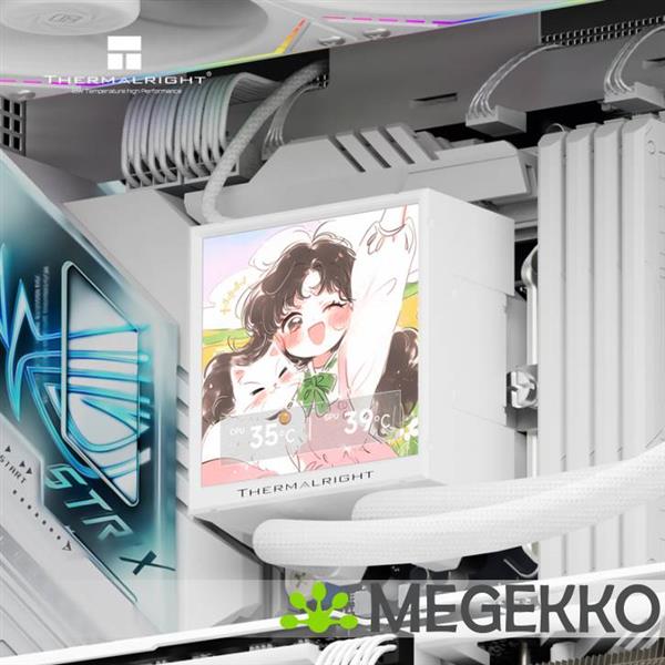 Grote foto thermalright peerless vision 240 argb white computers en software behuizingen en kasten