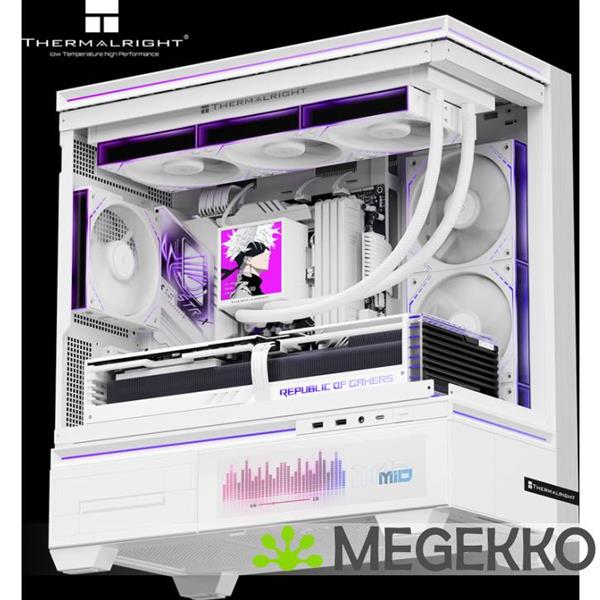 Grote foto thermalright peerless vision 360 argb white computers en software behuizingen en kasten