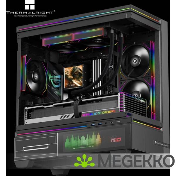 Grote foto thermalright peerless vision 240 argb black computers en software behuizingen en kasten