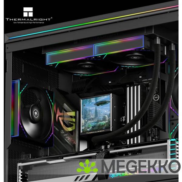 Grote foto thermalright peerless vision 240 argb black computers en software behuizingen en kasten
