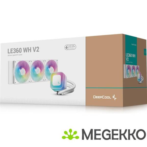 Grote foto deepcool le360 wh v2 wit computers en software behuizingen en kasten