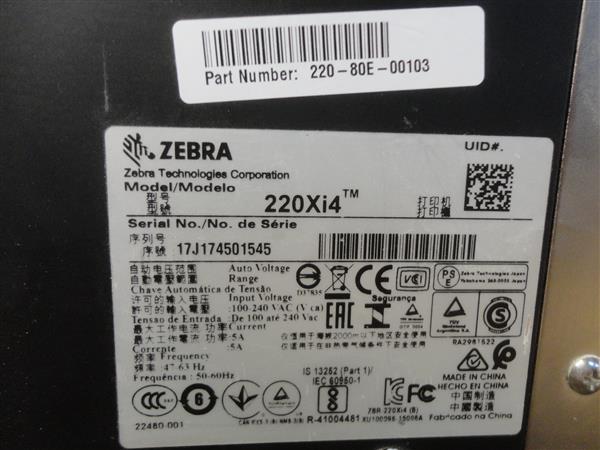 Grote foto zebra 220xi 4 thermal transfer label printer with cutter 203dpi lan usb 8 5 inch 220xi4 computers en software printers