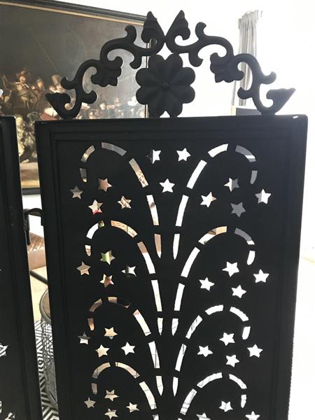 Grote foto zware ijzeren divider voor binnen en voor in de tuin fraai huis en inrichting woningdecoratie
