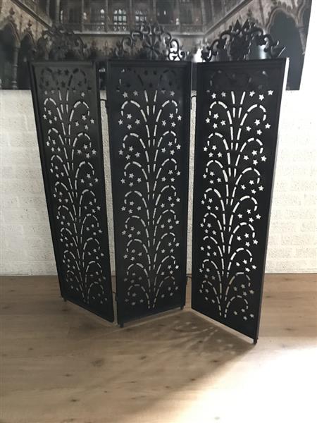 Grote foto zware ijzeren divider voor binnen en voor in de tuin fraai huis en inrichting woningdecoratie
