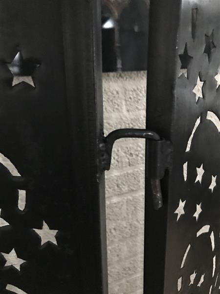 Grote foto zware ijzeren divider voor binnen en voor in de tuin fraai huis en inrichting woningdecoratie
