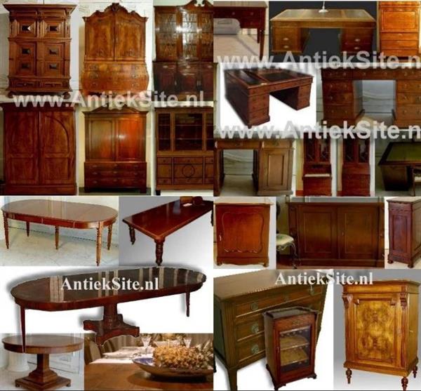Grote foto vroeg biedermeier notariskast in bloemmahonie met prachtig interieur ca 1820 no.440515 antiek en kunst stoelen en banken
