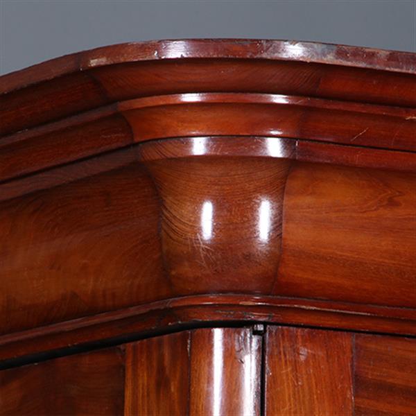 Grote foto vroeg biedermeier notariskast in bloemmahonie met prachtig interieur ca 1820 no.440515 antiek en kunst stoelen en banken