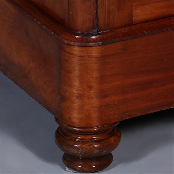 Grote foto vroeg biedermeier notariskast in bloemmahonie met prachtig interieur ca 1820 no.440515 antiek en kunst stoelen en banken