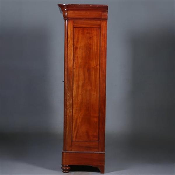 Grote foto vroeg biedermeier notariskast in bloemmahonie met prachtig interieur ca 1820 no.440515 antiek en kunst stoelen en banken