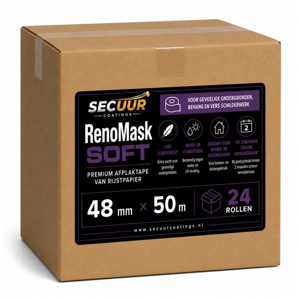 Grote foto renomask soft afplaktape per doos doe het zelf en verbouw verven en sierpleisters
