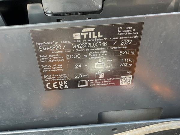 Grote foto vs 22962 elektrische palletwagen still exhsf20 doe het zelf en verbouw hefwerktuigen
