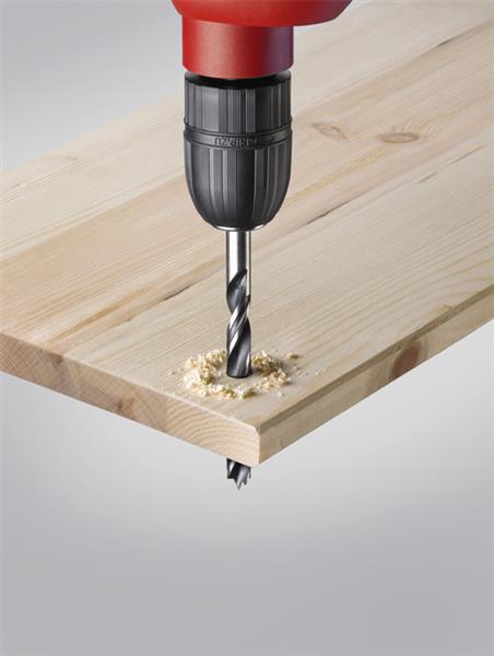 Grote foto kwb hout spiraalboorset 5 delig 4 5 6 8 10 mm doe het zelf en verbouw hout en planken